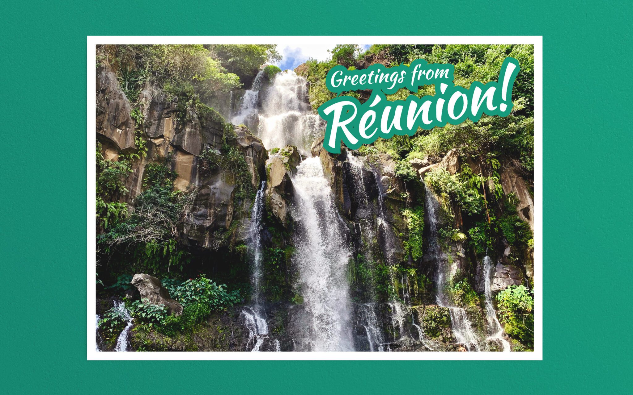 French Postcards Detail Reunion