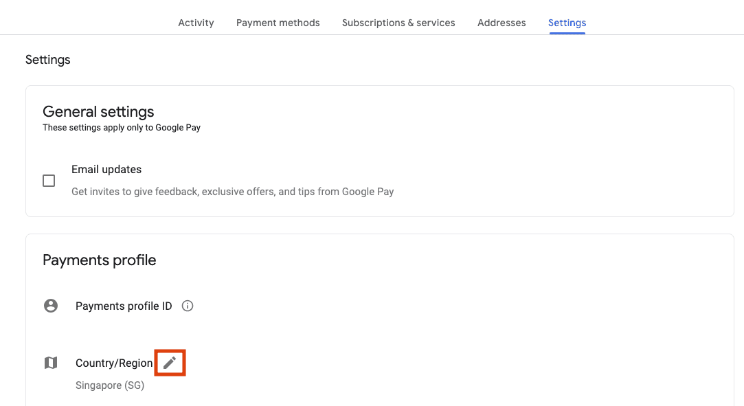 Cómo cambiar el país de Google Play en escritorio