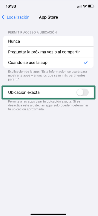 Disable precise location for iPhone apps.