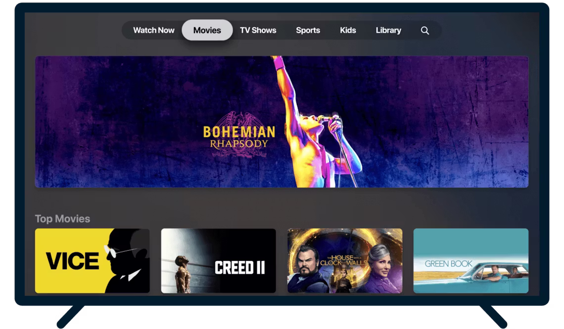Homepage with Apple TV Plus VPN.
