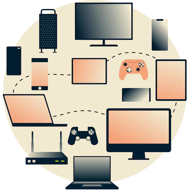 Varios dispositivos usando ExpressVPN a la vez.