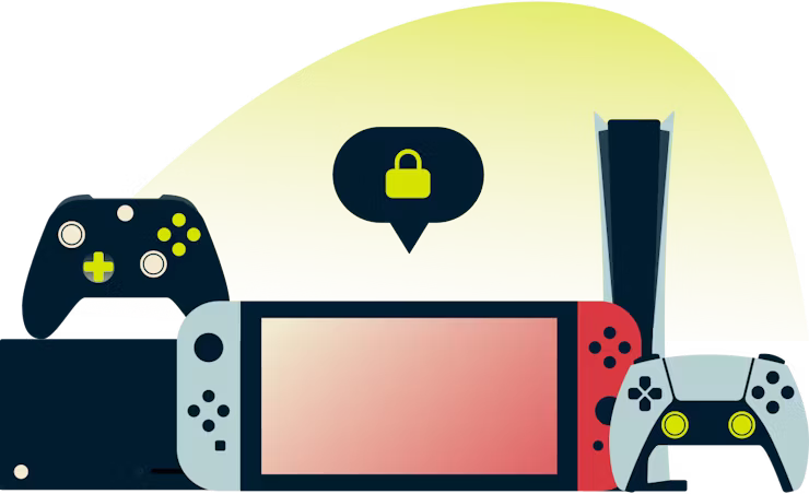 Få den bedste VPN til spilkonsoller.