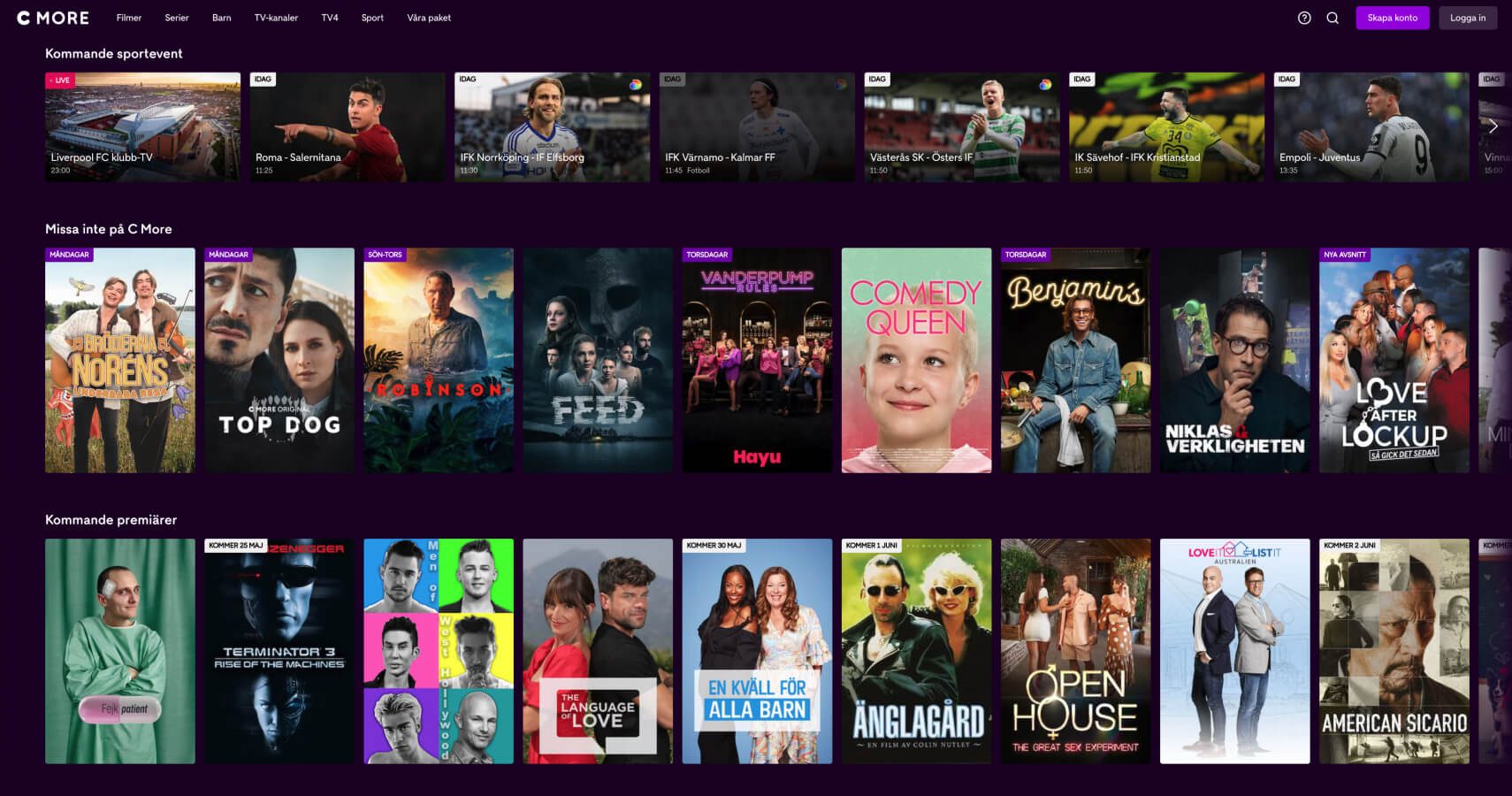 VPN ile C More izleyin