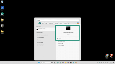 Screenshot of Command Prompt in Windows