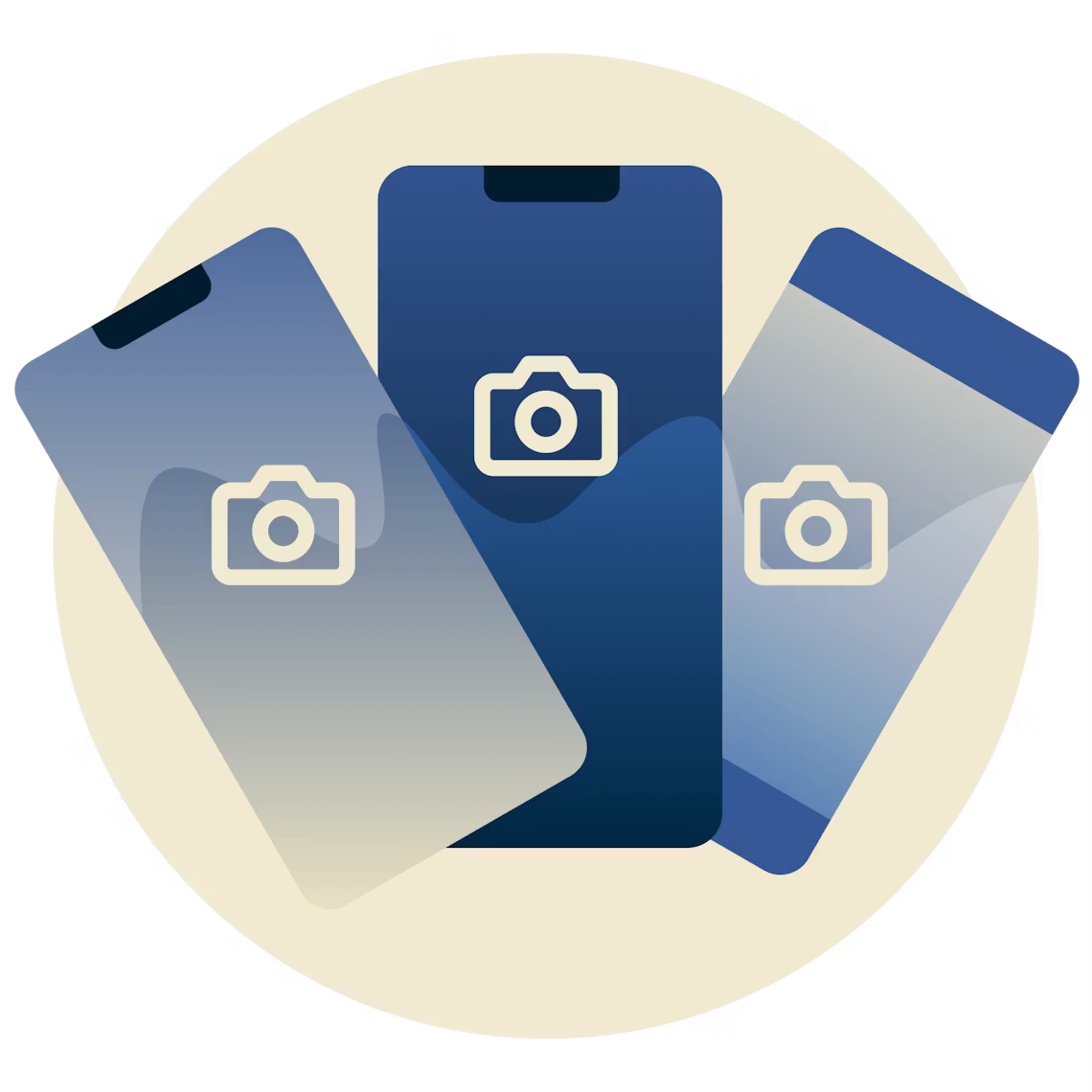 Logotipo Instagram em dispositivos móveis.