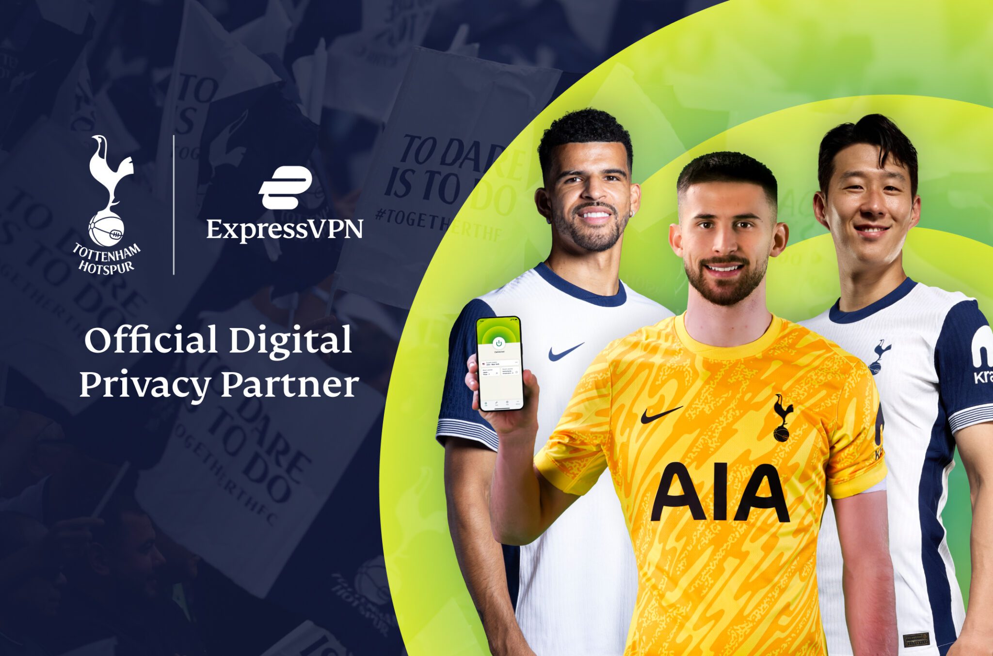 ExpressVPN und Tottenham Hotspur bieten Fans digitalen Datenschutz und Sicherheit