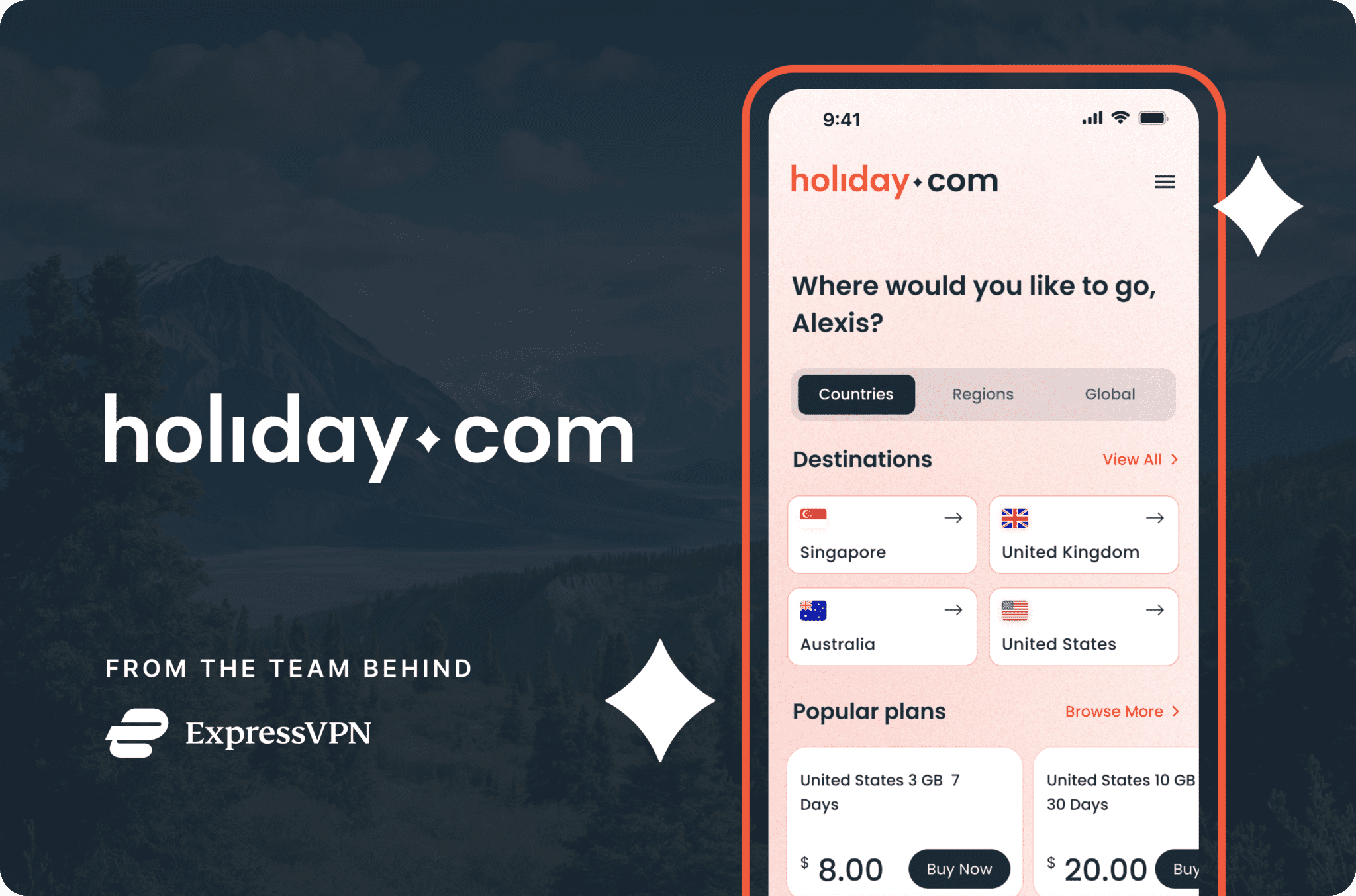 Présentation des eSIMs holiday.com