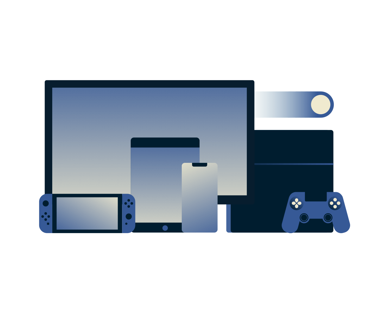 Пристрої, щоб грати в ігри.